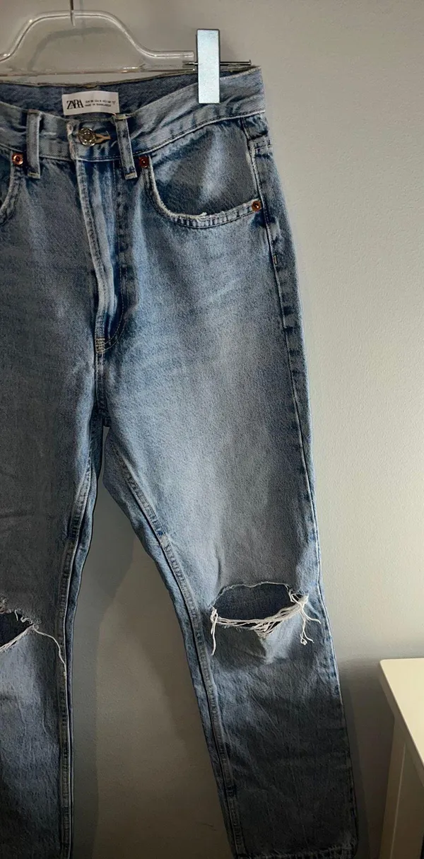 High Rise Straight Jeans - Image 3