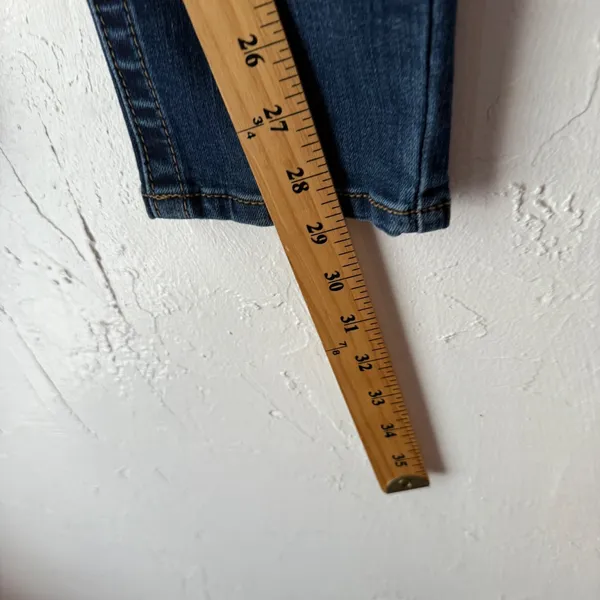 Seven7 Tummyless High Rise Skinny Jeans Dark Wash Women‎ Size 10 - Image 5