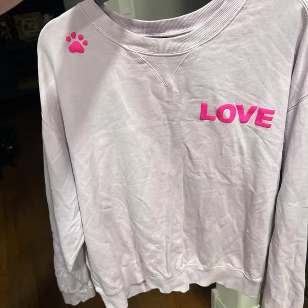 Wildfox dog love sweatshirt woman’s large - Image 2
