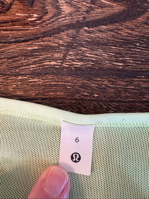 Lululemon Sculpt Tank Top 6‎ Electric Lemon Neon Yellow Sweat Wicking Running - Image 5