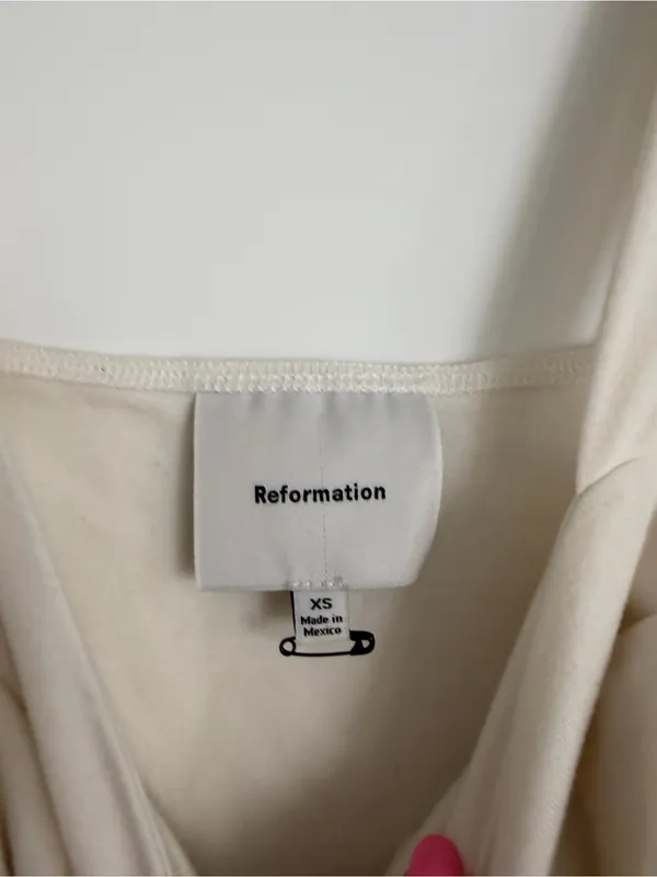 Reformation Trish Ruched Tank Top - Image 3
