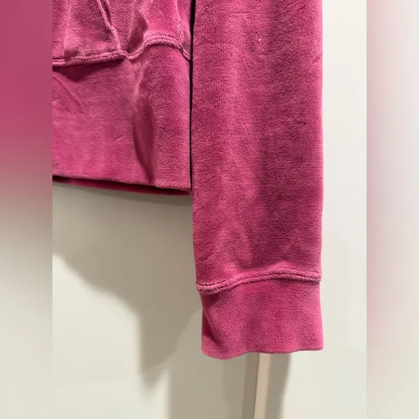 VTG Y2K Women’s Nike Velour Track Pink Zip-Up‎ Jacket Size Small - Image 8