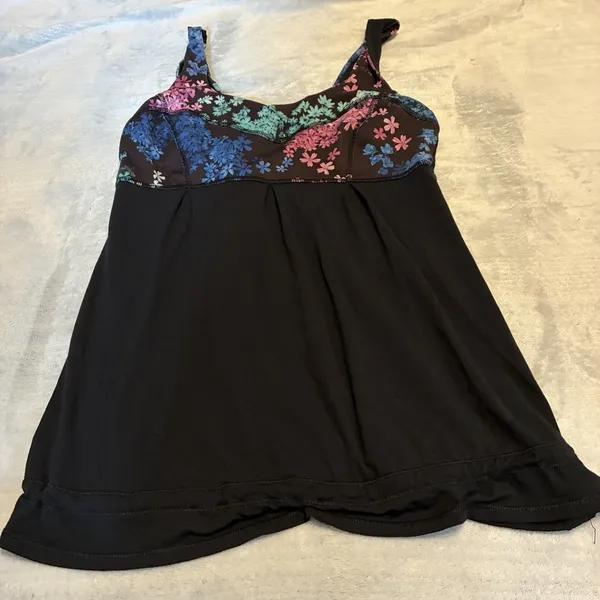 Lululemon Tame Me Tank Top Black/Petal Pop Women’s See Pics - Image 2