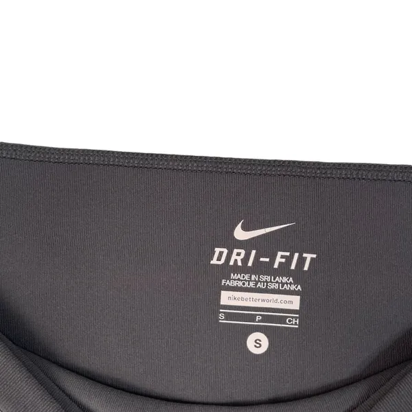 Nike‎ Dri-Fit Women's Size Small Grey Cropped Wide Leg Pants - Image 5