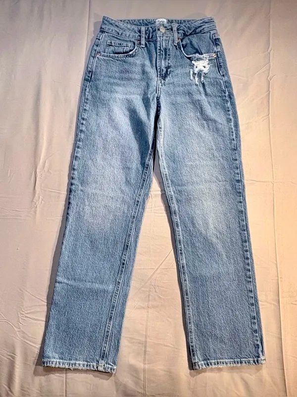 💥BDG Urban Outfitters Straight Skinny Ankle Distressed Light Wash Jeans 27💛 - Image 10