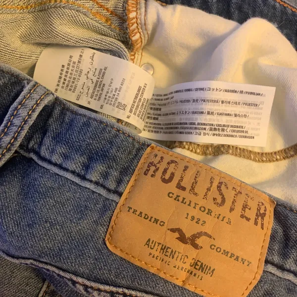 Hollister California Size 28 X 30 Skinny Denim Blue Jeans Stretch EUC - Image 5