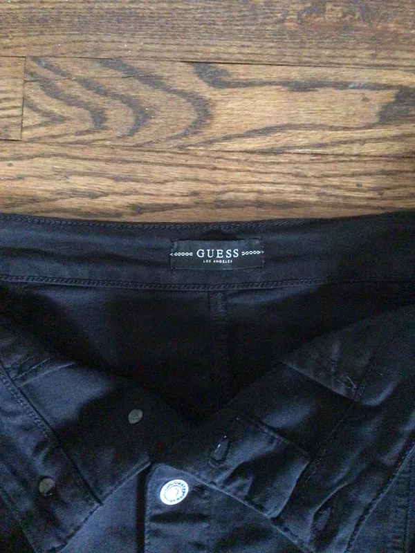 Guess Black Denim Mini Skirt-Sz Xl-Nwt - Image 4