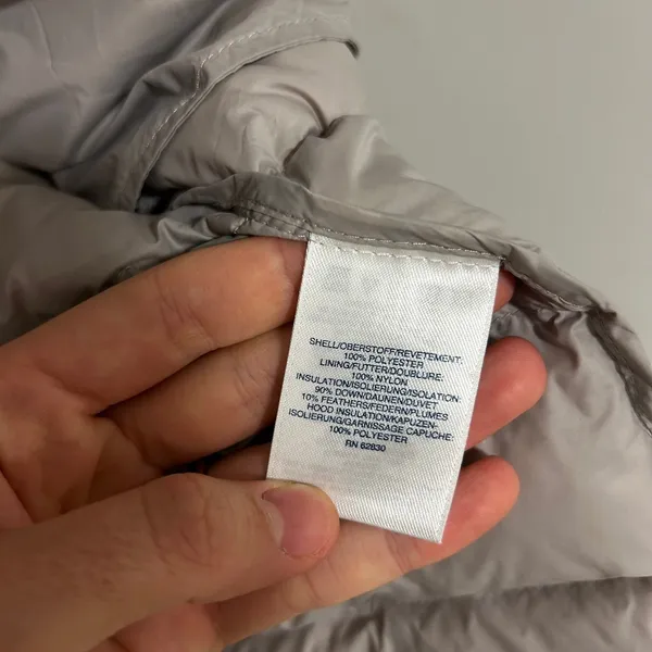 Lands End 1X Lightweight Puffer Coat Hooded Quilted‎ Down Fill Winter Warm - Image 6