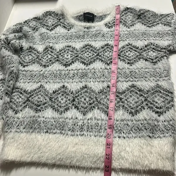 New cozy xs sweater cliche brand fuzzy‎ soft comfortable pattern sweater winter - Image 3