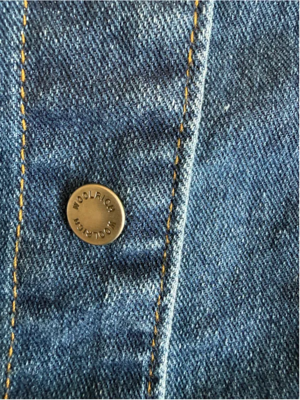 NWOT Woolrich Stretch Jean Jacket Women’s Large Americana Workwear Chic U9 - Image 8