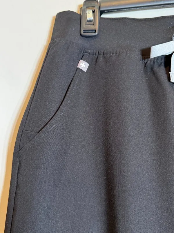 Figs Zamora Jogger Scrub Pant Womens Medium Black Medical Nurse Technical Health - Image 10