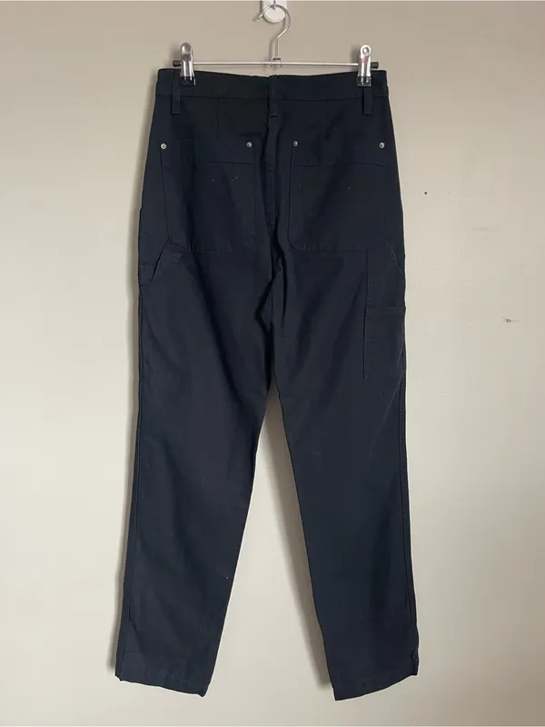 TNA | Black Cargo Utility Pocket Straight Leg Chino Pants Sz 0 - Image 9