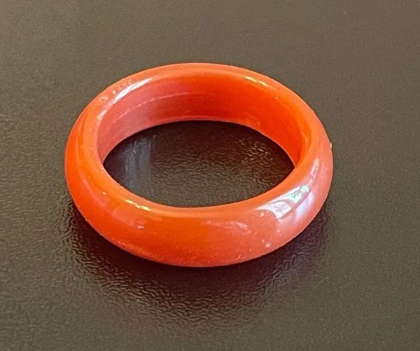 Red agate ring size 7 - Image 4