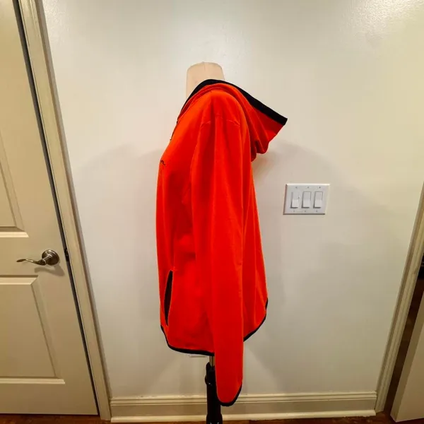 Ralph Lauren Orange Hoodie XL Quarter Zip Luxury Preppy Golf Resort Comfort - Image 4