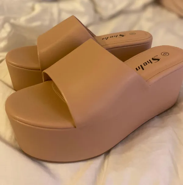 SheIn Nude Platform Sandals - Image 4