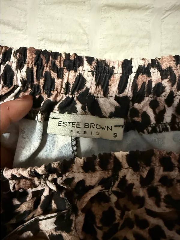 Estee Brown cheetah print pants - Image 2