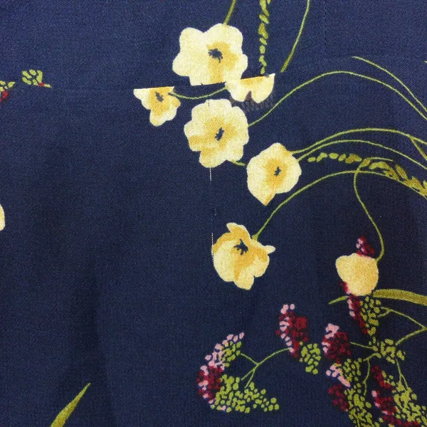 Reformation Dress Womens 4 Navy Floral Christine Ruffled Mini Tie Strap Viscose - Image 5