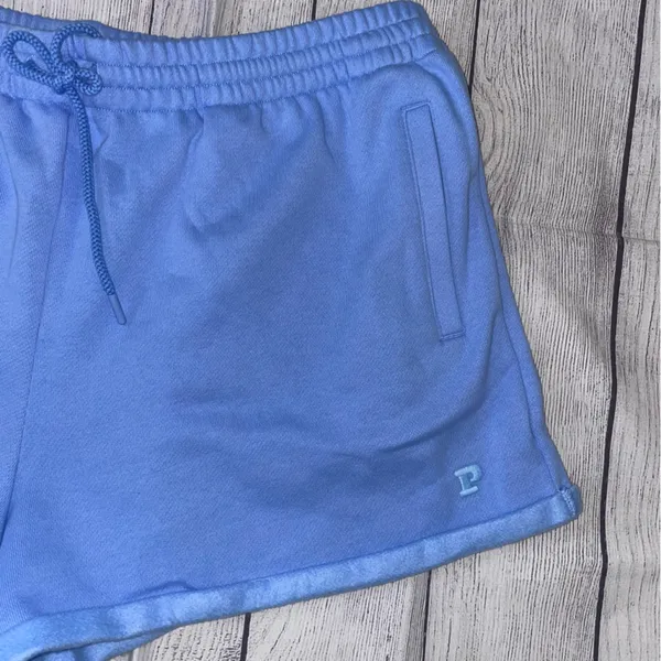NWT Victoria’s Secret PINK Cozy Blue Women's Drawstring Shorts - Image 2