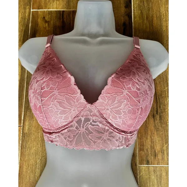Victoria's Secret PINK Push Up Bralette Pink S-DD Lace NWOT - Image 2