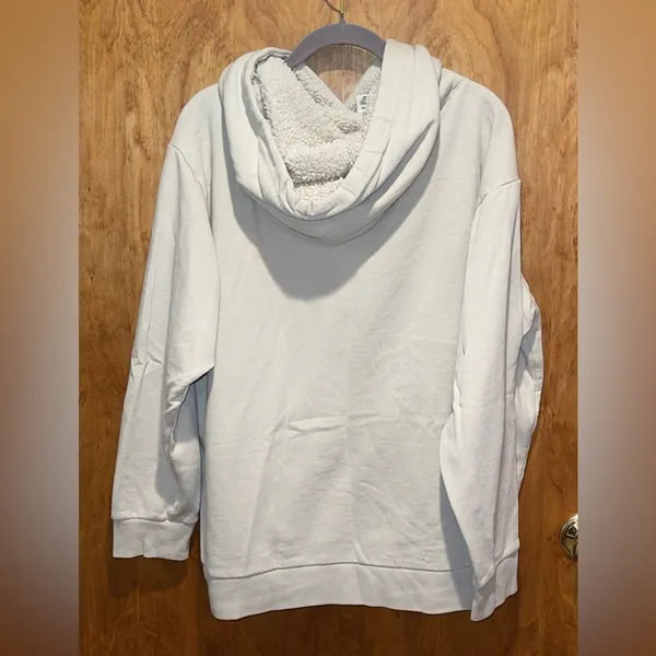 Victoria’s Secret PINK Limited Edition Campus Sherpa Lined Pullover Hoodie - Image 3