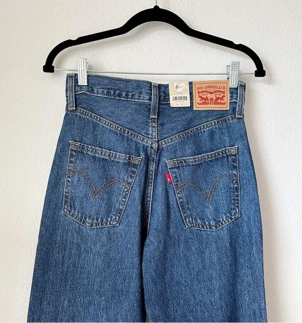 NWT Levi's Snap Ribcage Straight Ankle Jeans in Make It Snappy sz 25 - Image 7
