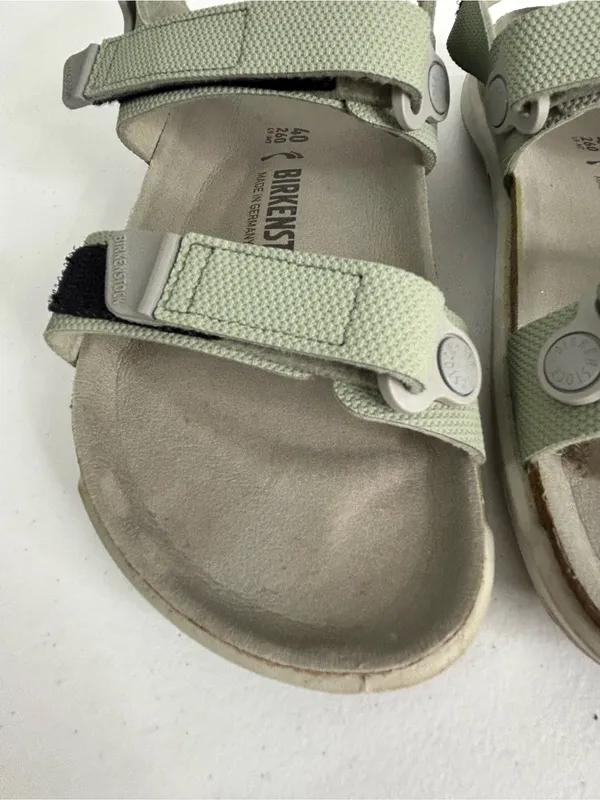 Birkenstock Kalahari Birko-Flor Futura Khaki Sandals Size 40 US 9-9.5 - Image 3
