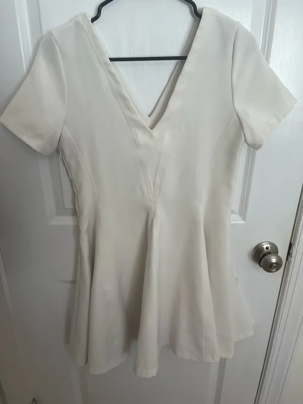 Vintage Karlie White Dress - Image 2