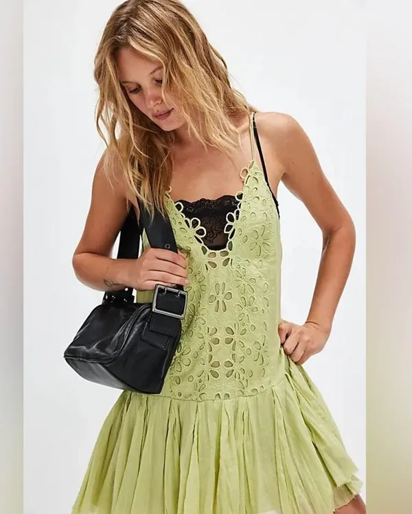 NWOT Free People One Casella Drop-Waist Slip Dress - Image 4