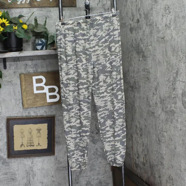 NEW Honeydew Womens Star Seeker Camo Knit Pajama Pants 94113 Green Camo L - Image 3