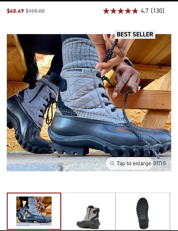 Wolverine Leather Boots - Image 5
