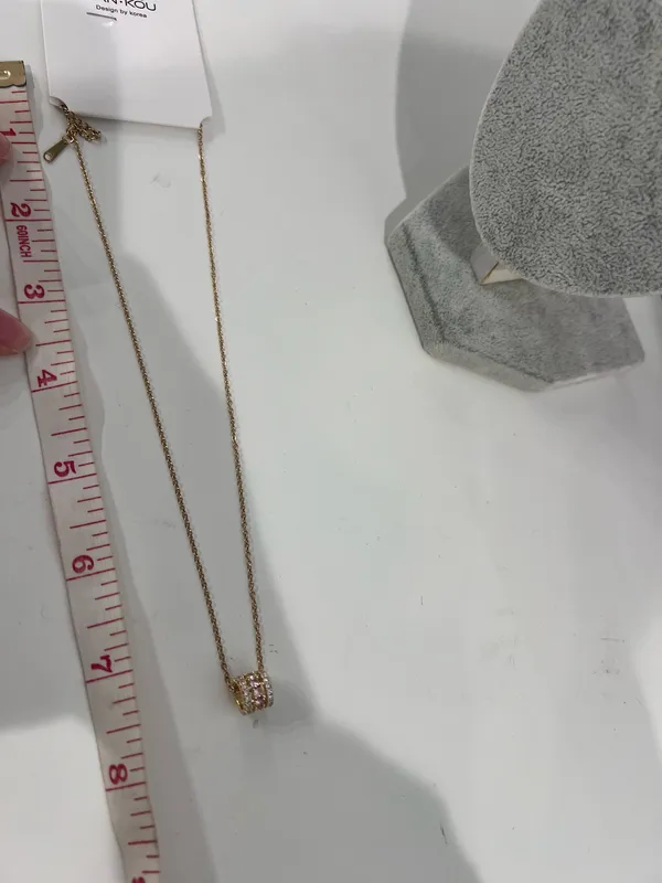 Vintage fashion Square pendant Necklace - Image 5