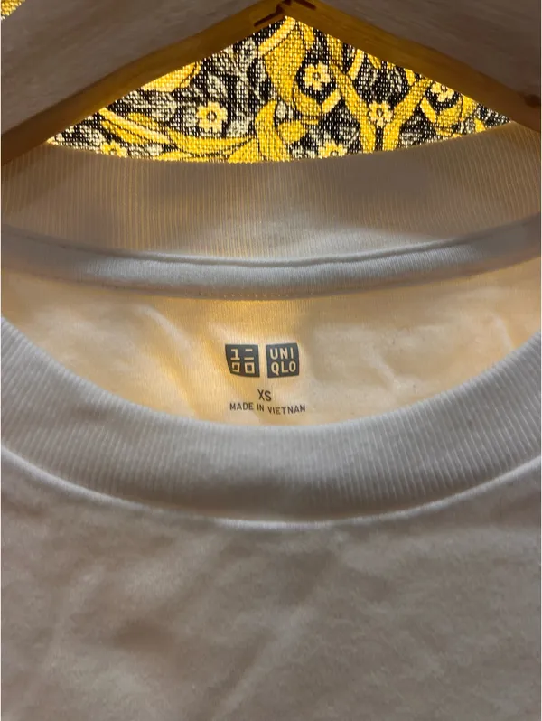 White Uniqlo Long Sleeve Shirt - Image 6