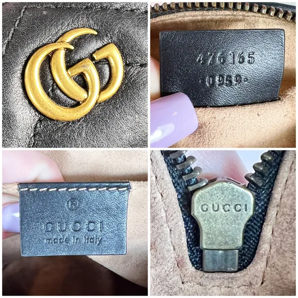 Gucci Calfskin Matelasse GG Marmont Cosmetic Case - Image 10