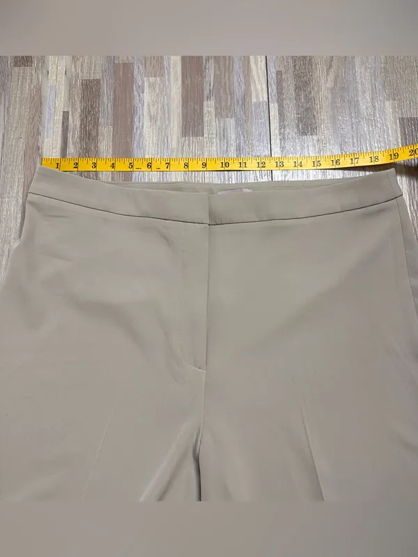 H&M Beige Wide-Leg, High Waist Dress Pants Women’s size 16 - Image 4