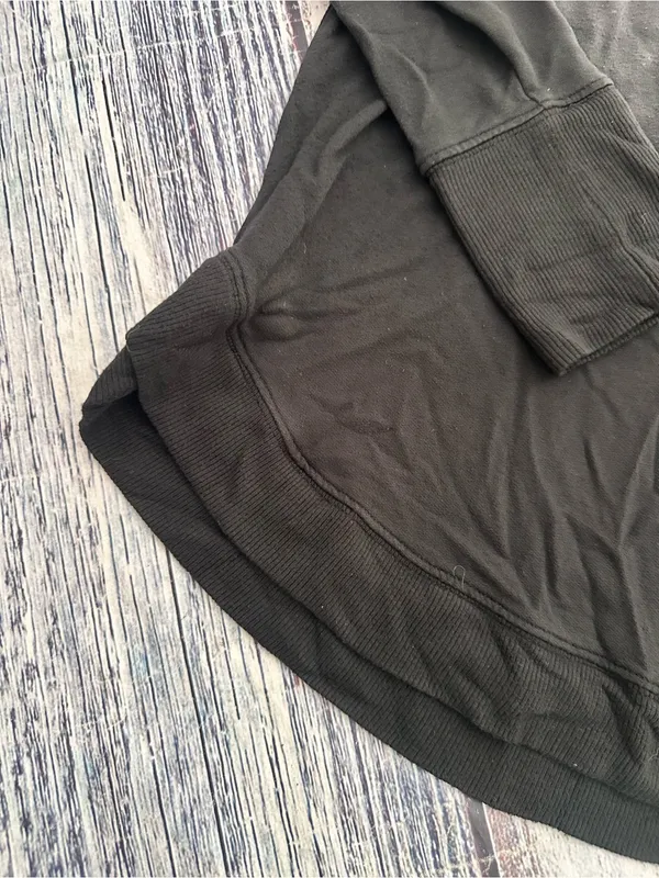 Athleta Mindset Modal Sweatshirt Black Long Sleeve Pullover Women’s - Image 4