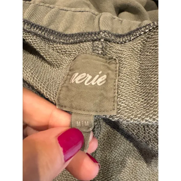 Aerie khaki green cropped sweatpants - Image 6