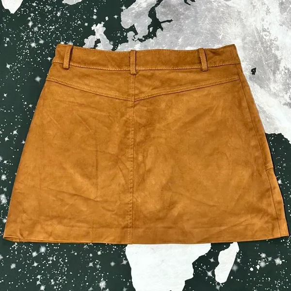ZARA TRF Collection Faux Suede Skirt - Image 5