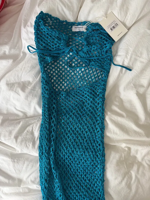 Peppermayo Crotchet Maxi Dress - Image 5
