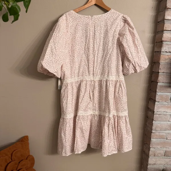 TUCKERNUCK Pink Ditsy Floral Lace Isabelle Mini Dress‎ – Hyacinth House 🌸 - Image 3
