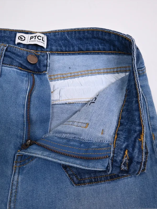PTCL Ethical Clothing Women's 29 Two Tone Flare Jean - Image 8