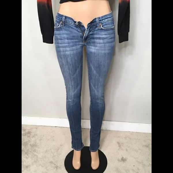 7 for all mankind faded jeans. EUC - Image 7