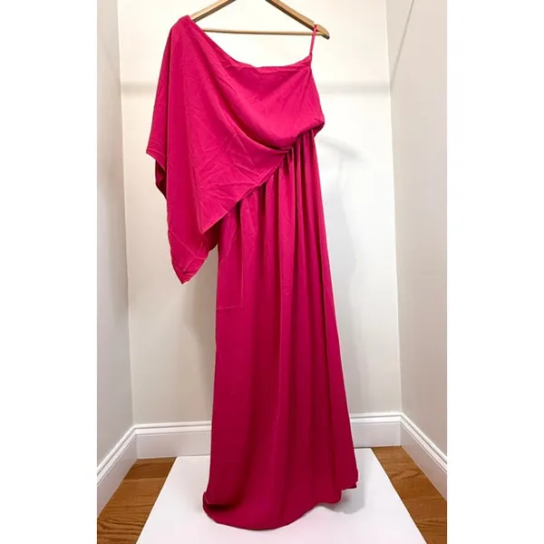 Dressmecb One‑Shoulder Maxi Dress SzXL NWT - Image 2
