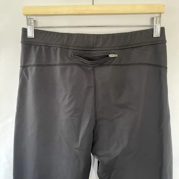 REI black sweatpants women's size M short‎ pockets nylon hiking workout pants - Image 6