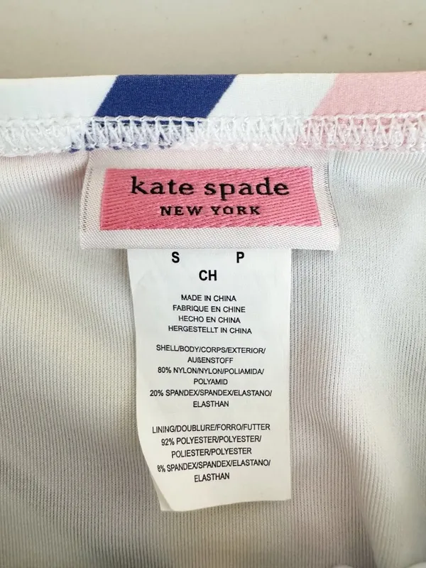 Kate Spade Geobrella Bikini Set Womens Swim Multicolor Tropical Beach Vacation - Image 7
