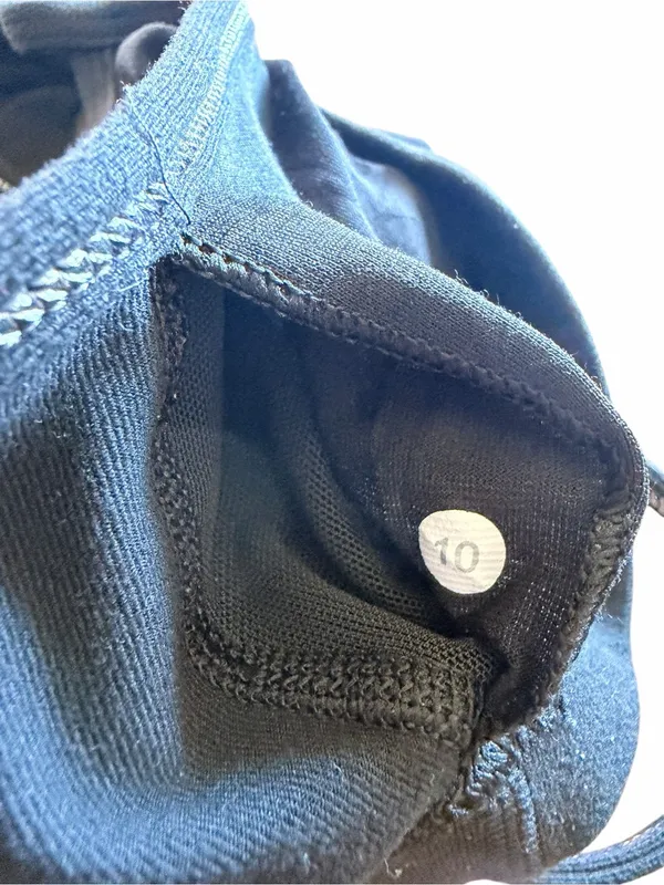 Lululemon Black Strappy Athletic Bikini Bottoms Size 10 - Image 3