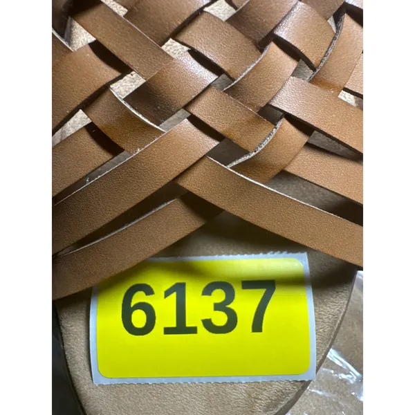 Easy Spirit Seeley Tan‎ Brown Woven Multi Strap Slide Sandals Womens 8.5 M - Image 8