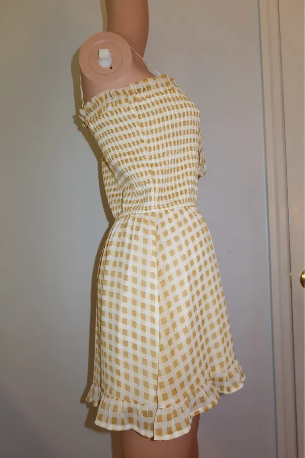 Altar'd State Checkered Romper - Image 2
