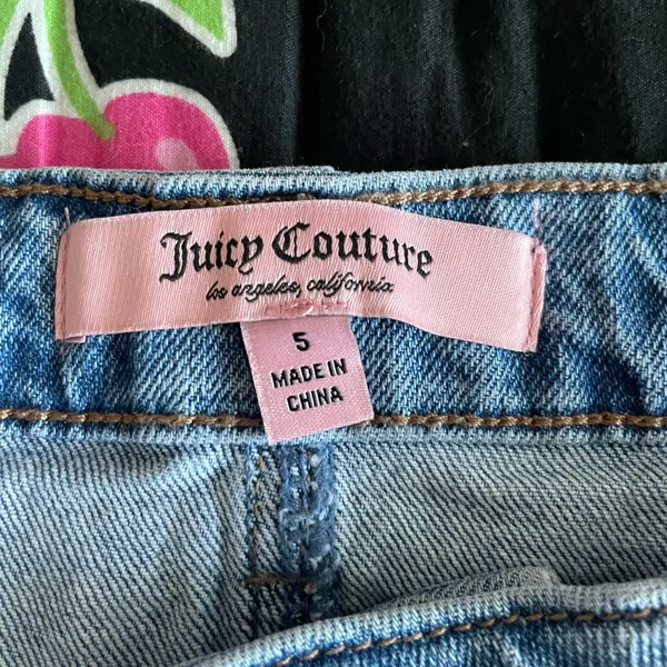 Juicy Couture Denim Skirt with Cherry Details - Image 6