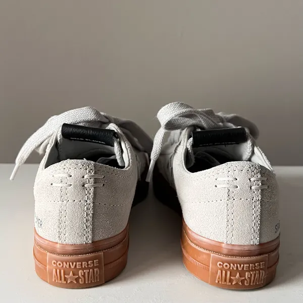 Converse Star Player 76 Sneaker with Gum Sole in Gray - Image 8