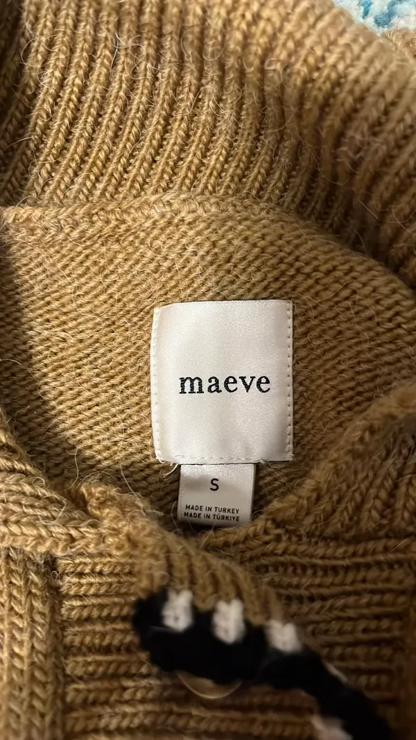 Button-Up Maeve Sweater Short Sleeve Anthropologie - Image 3